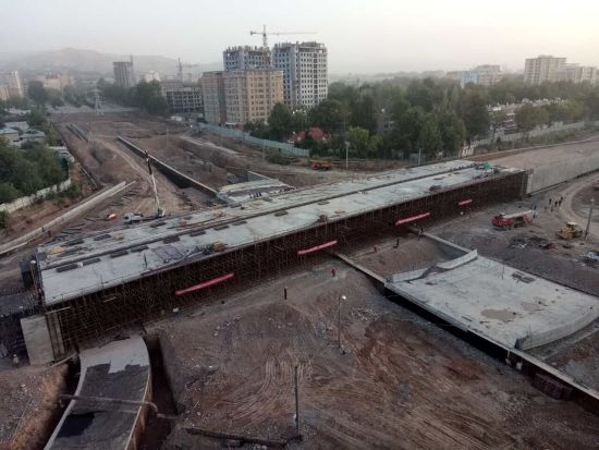 北新路桥国际公司塔吉克斯坦立交桥项目掀起大